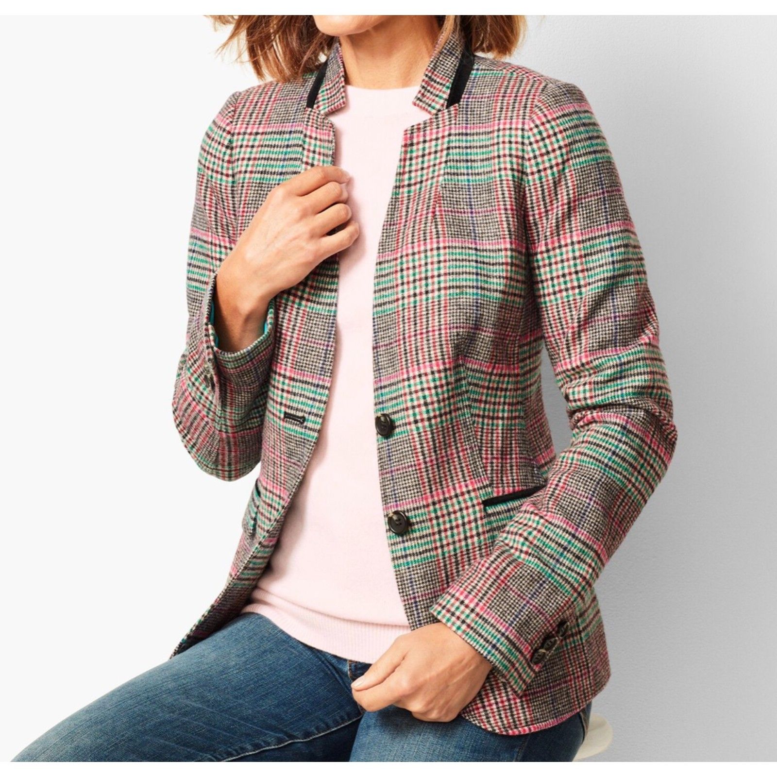 Talbots Wool Blend Aberdeen Blazer, Size 6, Nwt
